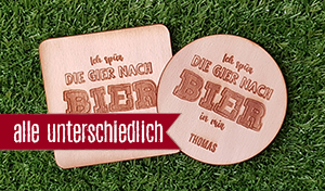 Die Gier nach Bier - Jeder Bierdeckel ein anderer Name