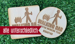 Walking Dad - Jeder Bierdeckel ein anderer Name 