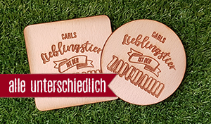 Der Zapfhahn - Jeder Bierdeckel ein anderer Name