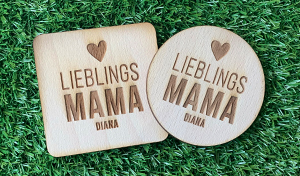 Lieblingsmama - Jeder Bierdeckel ein anderer Name 