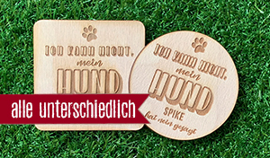 Mein Hund - Jeder Bierdeckel ein anderer Name 