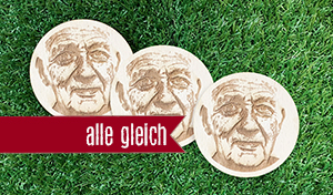 Holzbierdeckel mit deinem Bild - Ein Bild für Alle