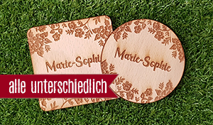 Blümchen - Jeder Bierdeckel ein anderer Name