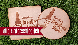 Flaschenbier - Jeder Bierdeckel ein anderer Name