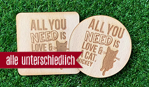 Catlover - Jeder Bierdeckel ein anderer Name 