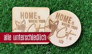 Meine Katze - Jeder Bierdeckel ein anderer Name 