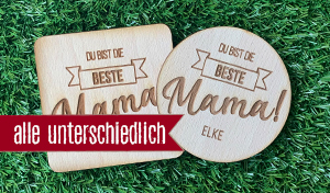 Beste Mama - Jeder Bierdeckel ein anderer Name 