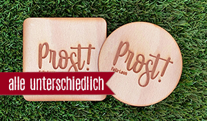 Prost - Jeder Bierdeckel ein anderer Name