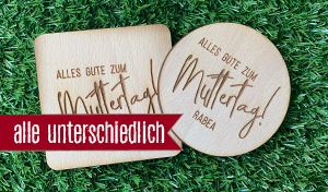 Muttertag - Jeder Bierdeckel ein anderer Name 